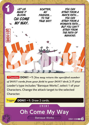 Oh Come My Way (Reprint) (EB01-038) [Premium Booster -The Best- Vol. 2]