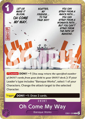 Oh Come My Way (Pirate Foil) (EB01-038) [Premium Booster -The Best- Vol. 2]