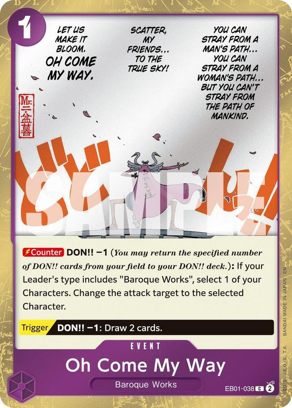 Oh Come My Way (Pirate Foil) (EB01-038) [Premium Booster -The Best- Vol. 2]