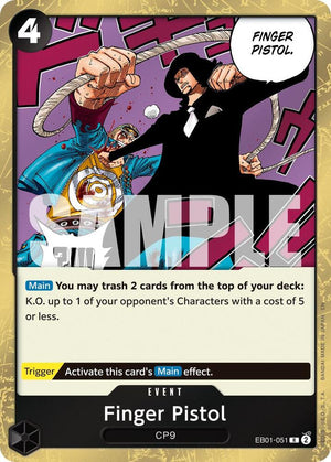 Finger Pistol (Reprint) (EB01-051) [Premium Booster -The Best- Vol. 2]