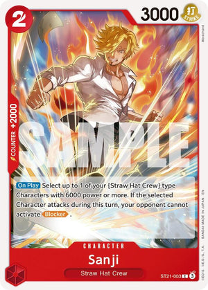Sanji - ST21-003 (Reprint) [Premium Booster -The Best- Vol. 2]