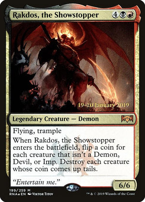 Rakdos, the Showstopper (199s) [Ravnica Allegiance Promos]