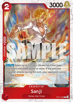 Sanji - ST21-003 (Pirate Foil) [Premium Booster -The Best- Vol. 2]