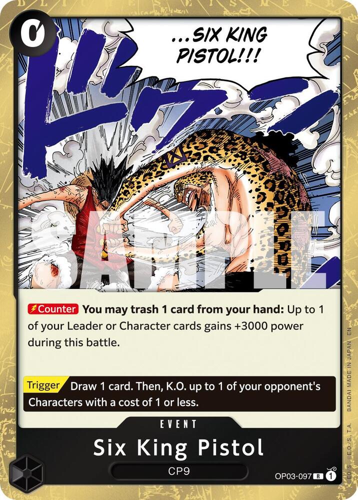 Six King Pistol (Reprint) (OP03-097) [Premium Booster -The Best- Vol. 2]
