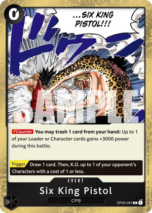 Six King Pistol (Reprint) (OP03-097) [Premium Booster -The Best- Vol. 2]