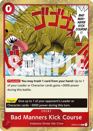 Bad Manners Kick Course (Reprint) (OP04-016) [Premium Booster -The Best- Vol. 2]