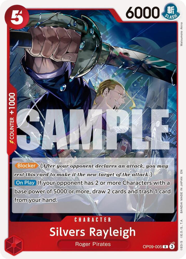 Silvers Rayleigh - OP09-005 (Reprint) [Premium Booster -The Best- Vol. 2]