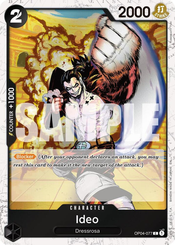 Ideo (Pirate Foil) (OP04-077) [Premium Booster -The Best- Vol. 2]