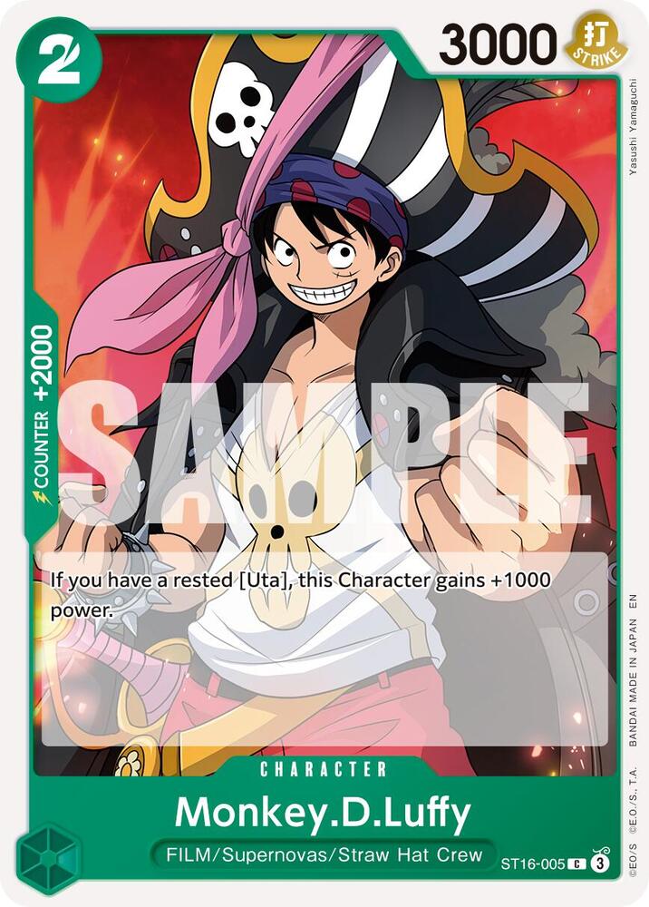 Monkey.D.Luffy - ST16-005 (Reprint) [Premium Booster -The Best- Vol. 2]