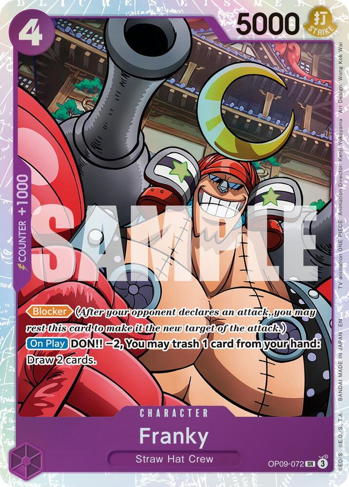 Franky - OP09-072 (Reprint) [Premium Booster -The Best- Vol. 2]