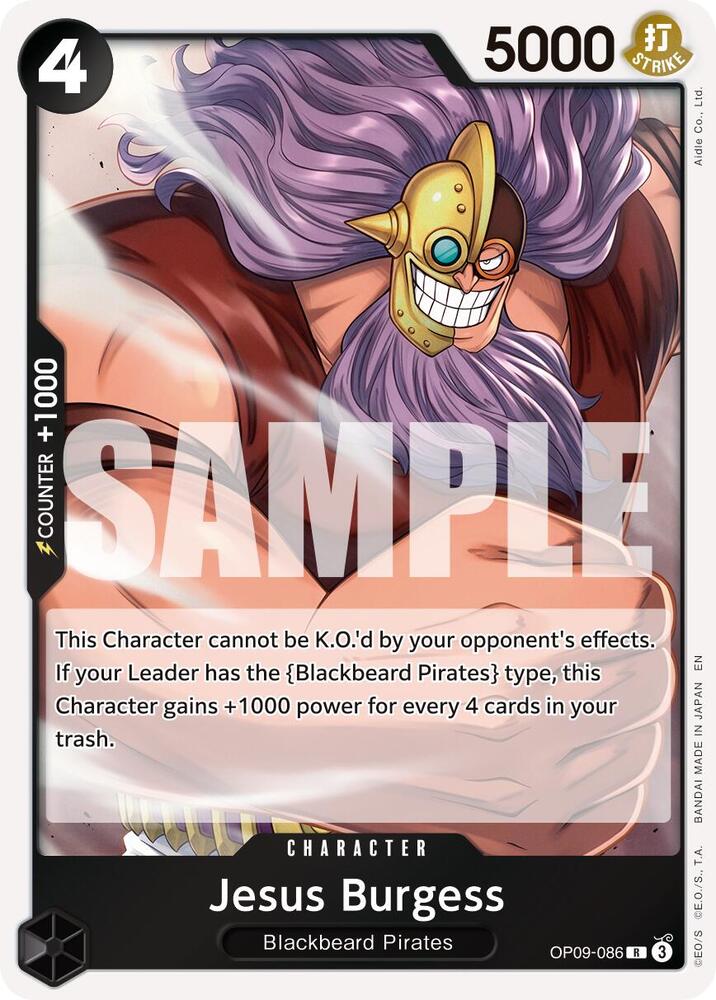 Jesus Burgess (Reprint) (OP09-086) [Premium Booster -The Best- Vol. 2]