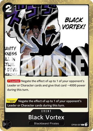 Black Vortex (Pirate Foil) (OP09-097) [Premium Booster -The Best- Vol. 2]