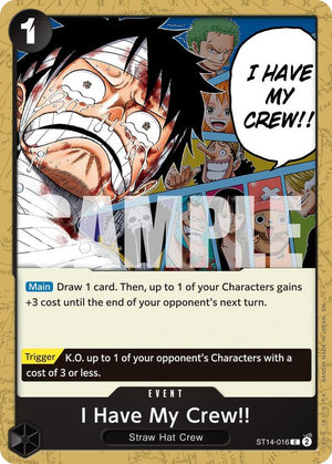 I Have My Crew!! (Reprint) (ST14-016) [Premium Booster -The Best- Vol. 2]