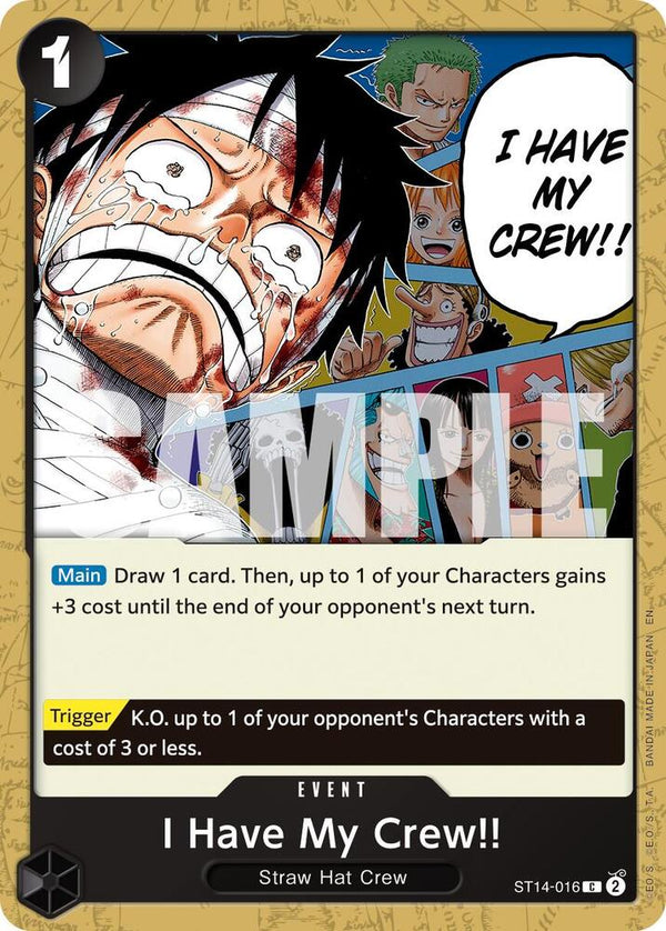I Have My Crew!! (Reprint) (ST14-016) [Premium Booster -The Best- Vol. 2]