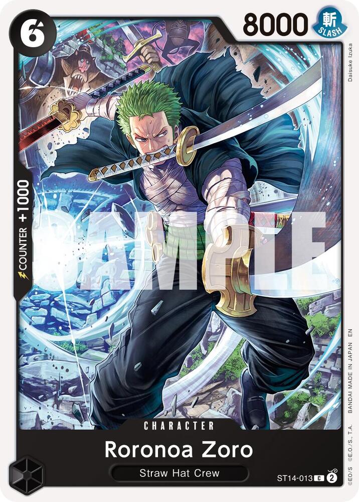 Roronoa Zoro - ST14-013 (Reprint) [Premium Booster -The Best- Vol. 2]