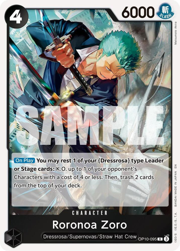 Roronoa Zoro - OP10-095 (Reprint) [Premium Booster -The Best- Vol. 2]