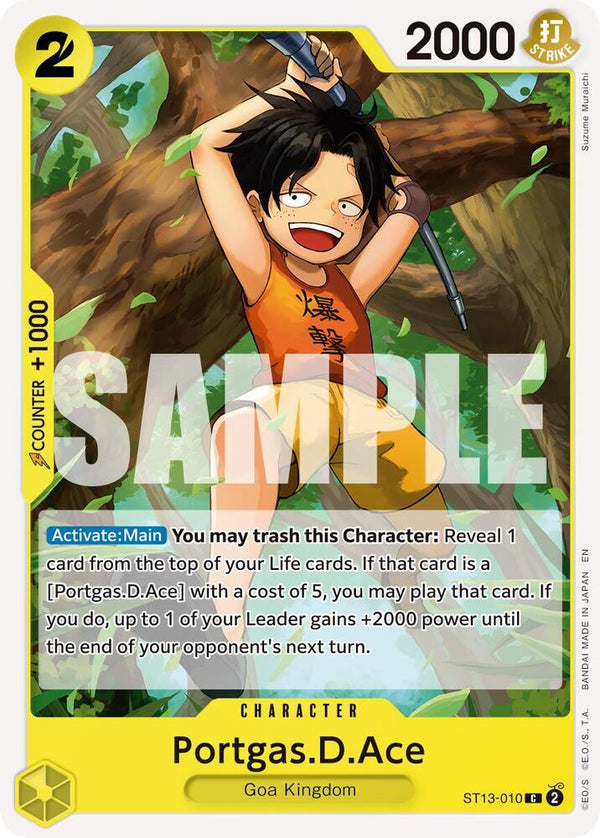Portgas.D.Ace - ST13-010 (Reprint) [Premium Booster -The Best- Vol. 2]