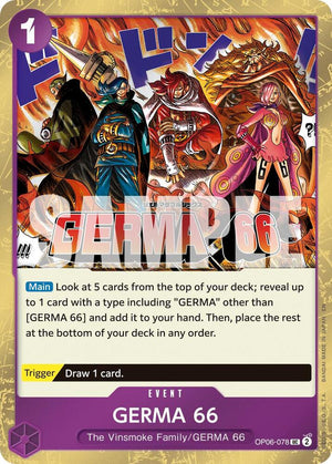 GERMA 66 (Pirate Foil) (OP06-078) [Premium Booster -The Best- Vol. 2]