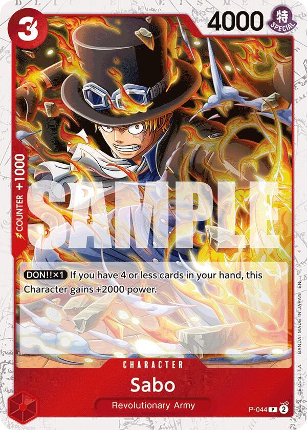 Sabo - P-044 (Pirate Foil) [Premium Booster -The Best- Vol. 2]