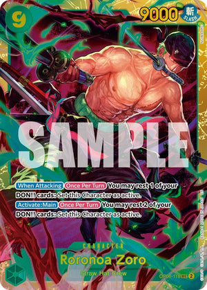 Roronoa Zoro - OP06-118 (Reprint) [Premium Booster -The Best- Vol. 2]