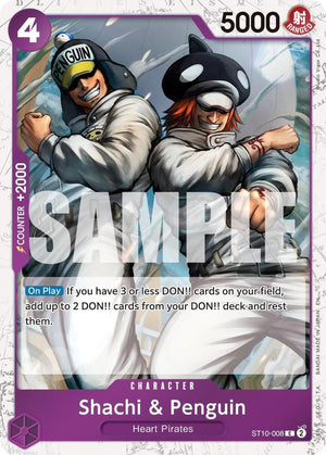 Shachi & Penguin (Pirate Foil) (ST10-008) [Premium Booster -The Best- Vol. 2]