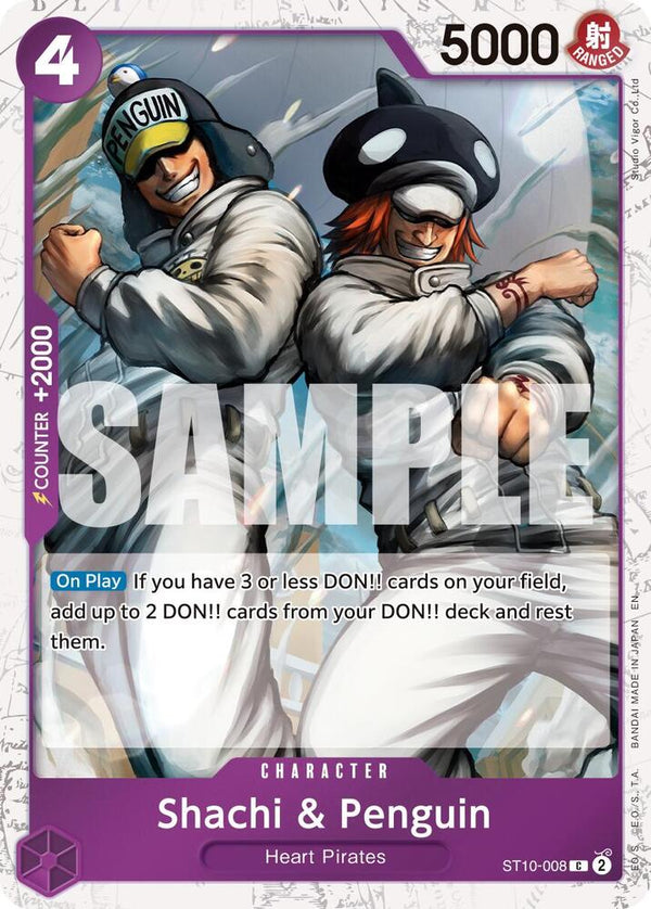 Shachi & Penguin (Pirate Foil) (ST10-008) [Premium Booster -The Best- Vol. 2]