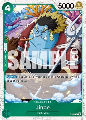 Jinbe - P-063 (Pirate Foil) [Premium Booster -The Best- Vol. 2]