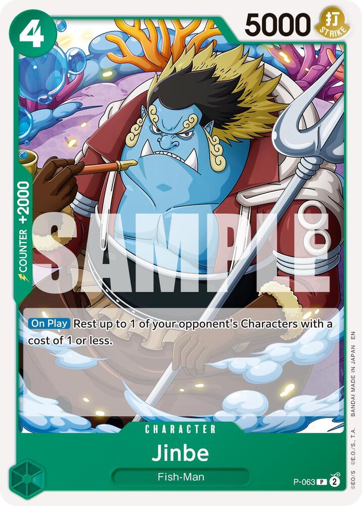 Jinbe - P-063 (Reprint) [Premium Booster -The Best- Vol. 2]