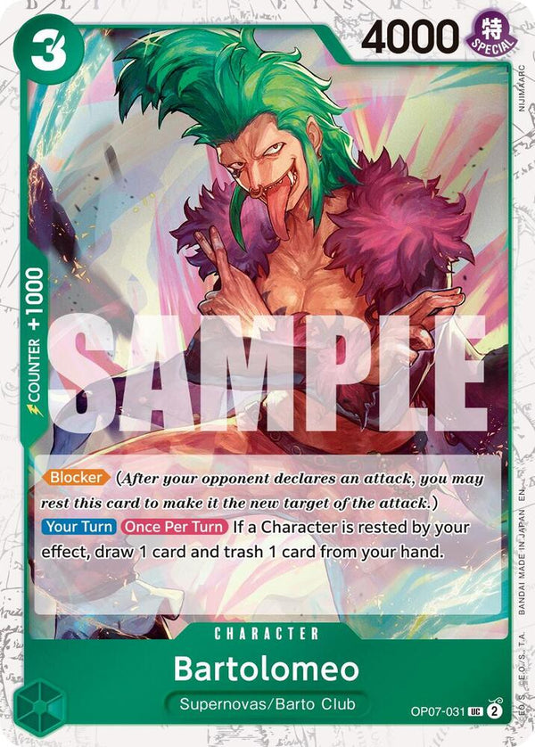 Bartolomeo (Pirate Foil) (OP07-031) [Premium Booster -The Best- Vol. 2]