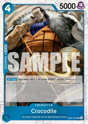 Crocodile - OP07-040 (Pirate Foil) [Premium Booster -The Best- Vol. 2]