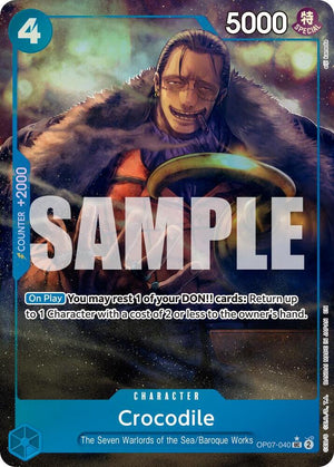 Crocodile - OP07-040 (Alternate Art) [Premium Booster -The Best- Vol. 2]