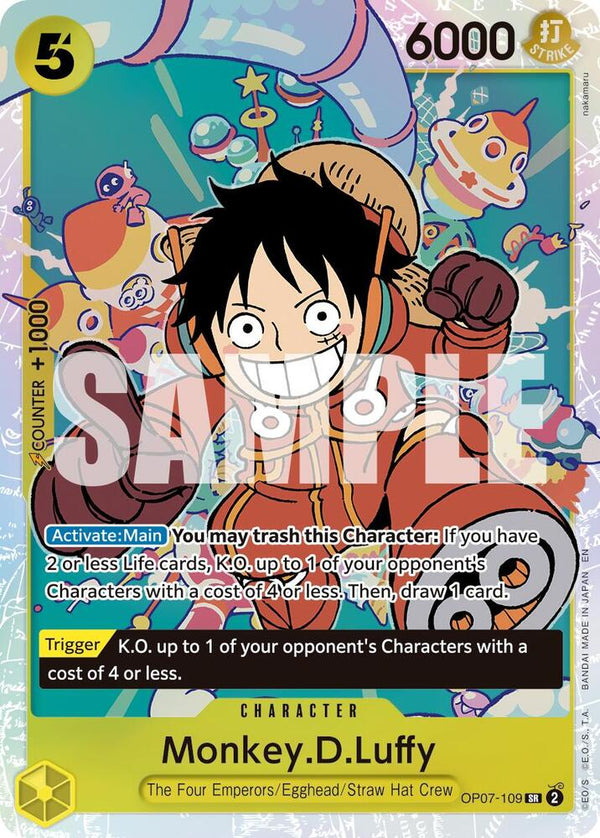 Monkey.D.Luffy - OP07-109 (Reprint) [Premium Booster -The Best- Vol. 2]