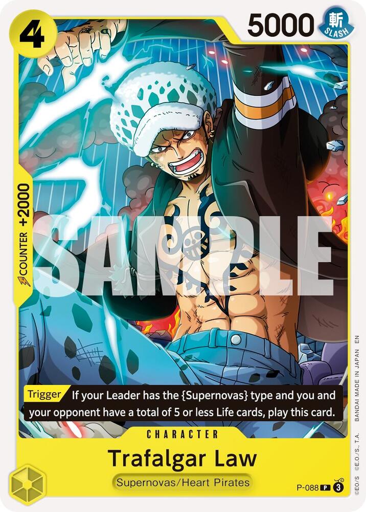 Trafalgar Law -  P-088 (Reprint) [Premium Booster -The Best- Vol. 2]