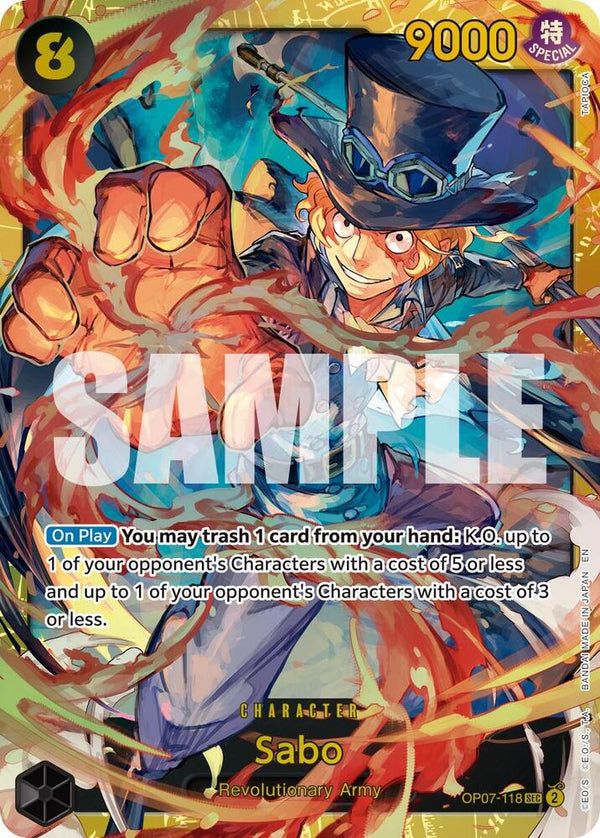 Sabo - OP07-118 (Reprint) [Premium Booster -The Best- Vol. 2]