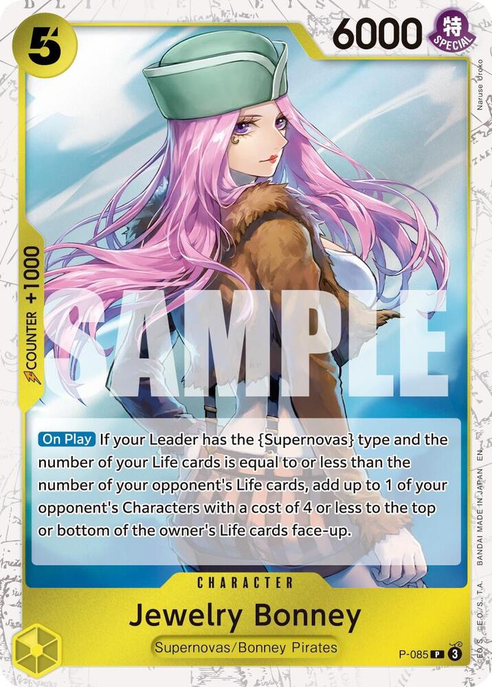 Jewelry Bonney - P-085 (Pirate Foil) [Premium Booster -The Best- Vol. 2]