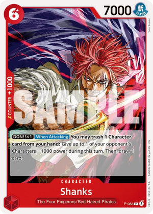 Shanks - P-083 (Reprint) [Premium Booster -The Best- Vol. 2]