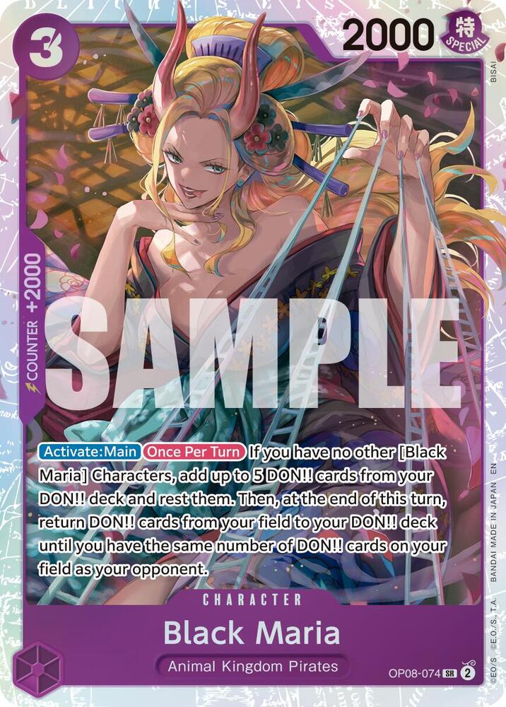 Black Maria (Reprint) (OP08-074) [Premium Booster -The Best- Vol. 2]