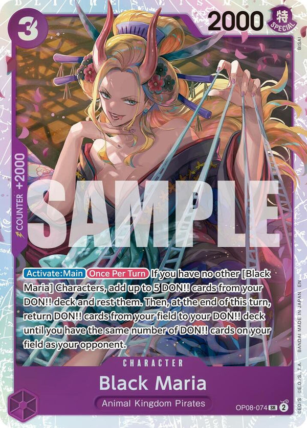 Black Maria (Reprint) (OP08-074) [Premium Booster -The Best- Vol. 2]