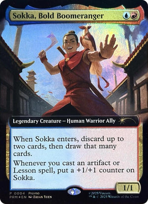 Sokka, Bold Boomeranger (Extended Art) (4) [Media Promos]