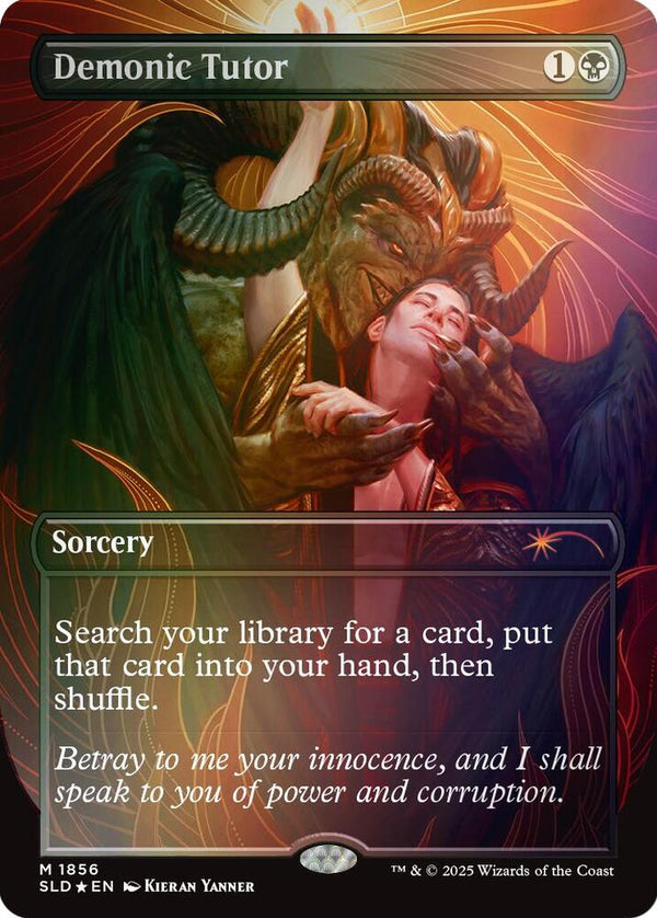 Demonic Tutor (Rainbow Foil) (1856) [Secret Lair Drop]