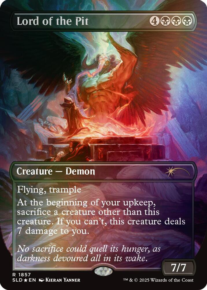 Lord of the Pit (Rainbow Foil) (1857) [Secret Lair Drop]