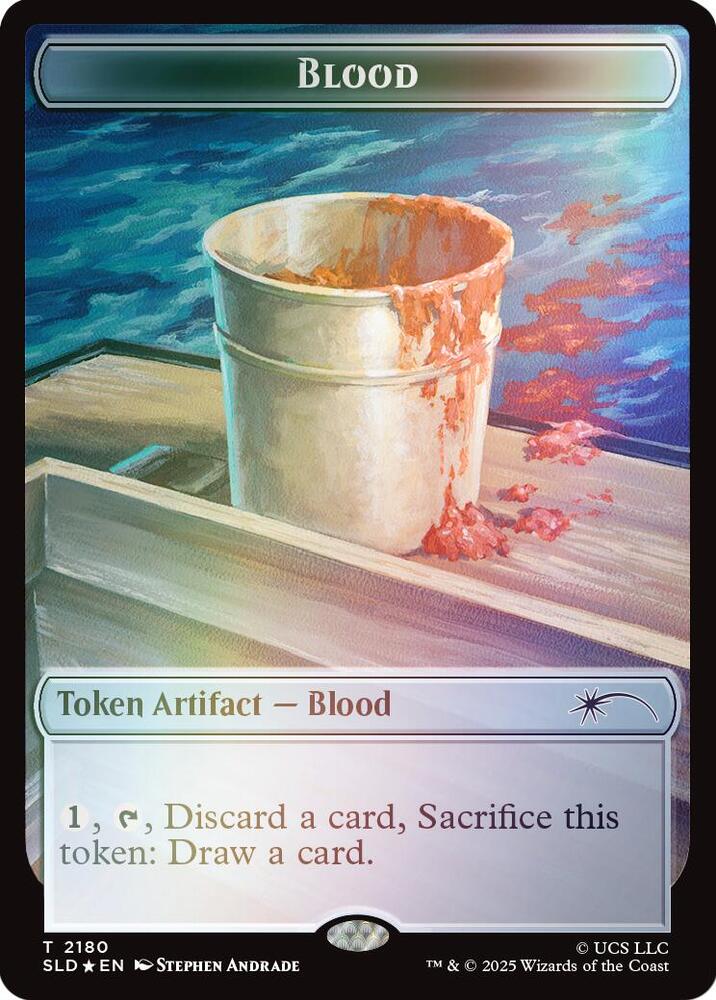 Blood Token (Rainbow Foil) (2180) [Secret Lair Drop]
