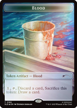 Blood Token (Rainbow Foil) (2180) [Secret Lair Drop]