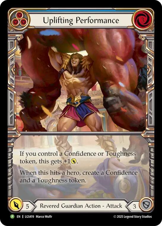Uplifting Performance - LGS419 [Flesh and Blood Promo Cards]