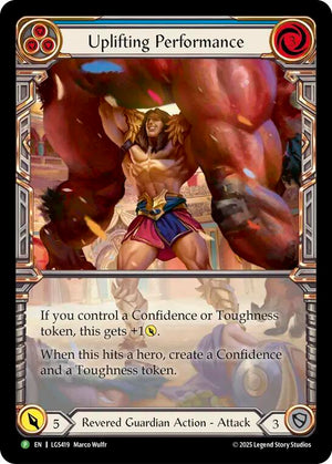 Uplifting Performance - LGS419 [Flesh and Blood Promo Cards]