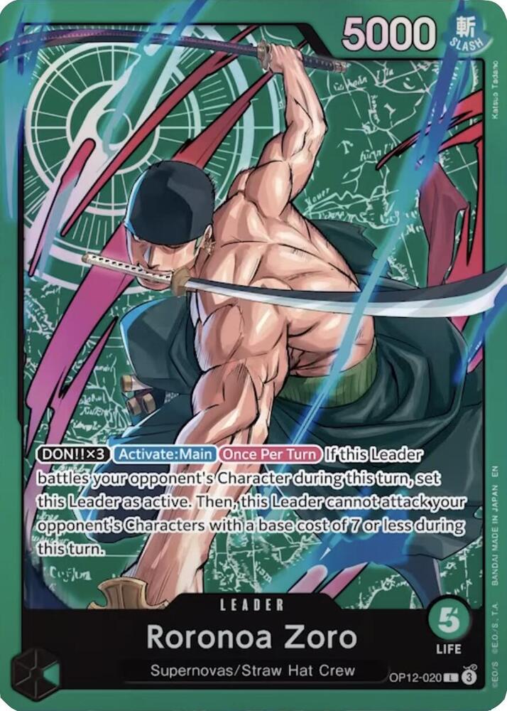 Roronoa Zoro - OP12-020 (Zoro Deck) [Learn Together Deck Set]