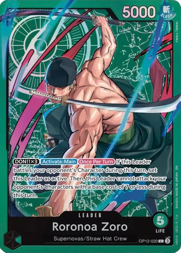 Roronoa Zoro - OP12-020 (Zoro Deck) [Learn Together Deck Set]