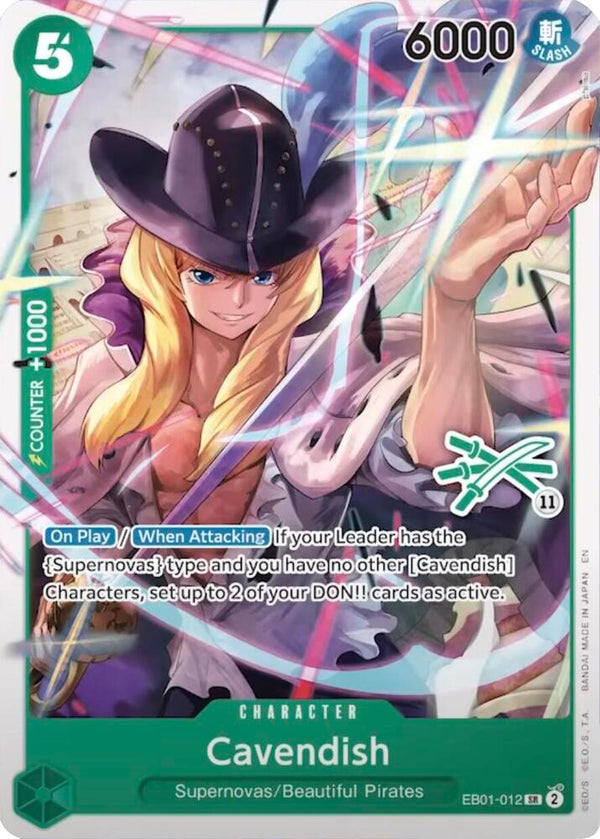 Cavendish (Zoro Deck) (EB01-012) [Learn Together Deck Set]
