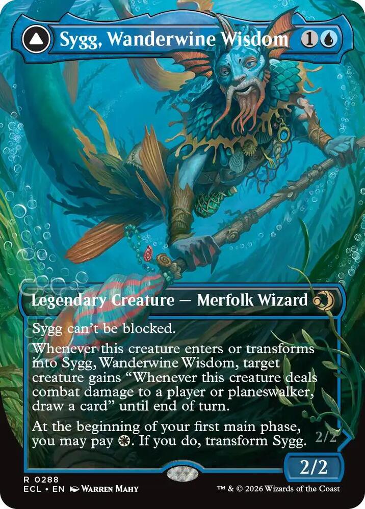 Sygg, Wanderwine Wisdom (Borderless) (288) [Lorwyn Eclipsed]
