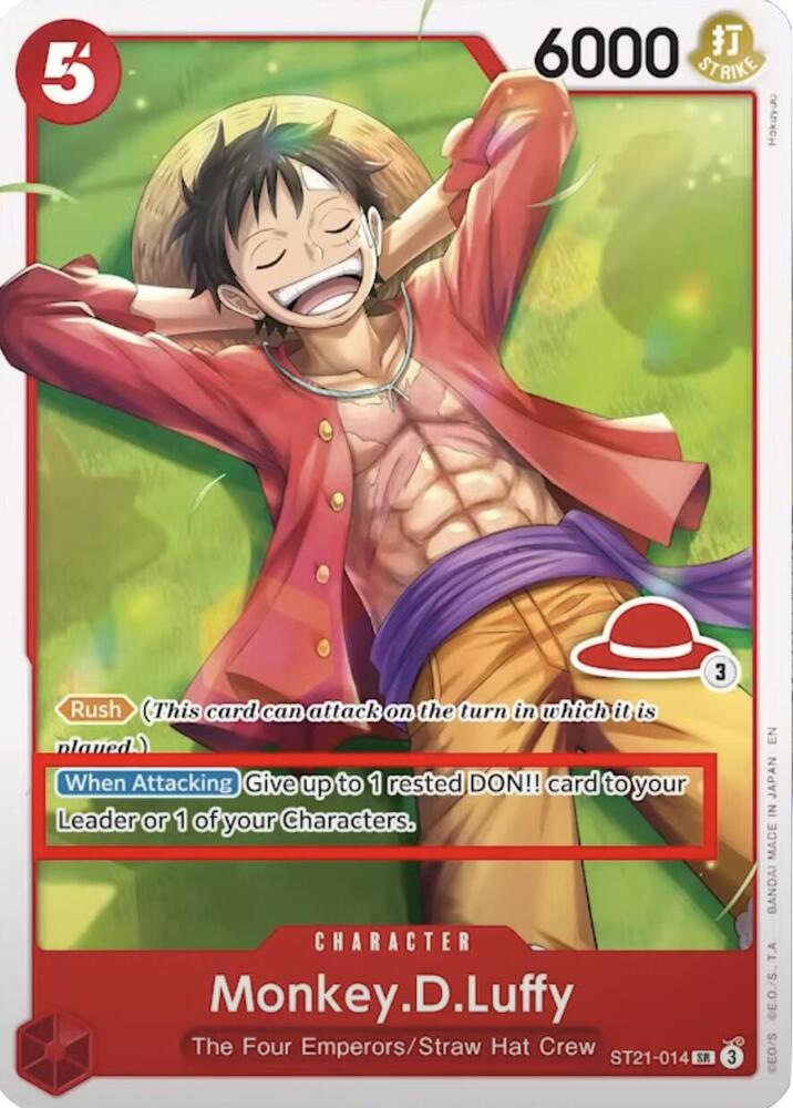 Monkey.D.Luffy - ST21-014 (Luffy Deck) [Learn Together Deck Set]